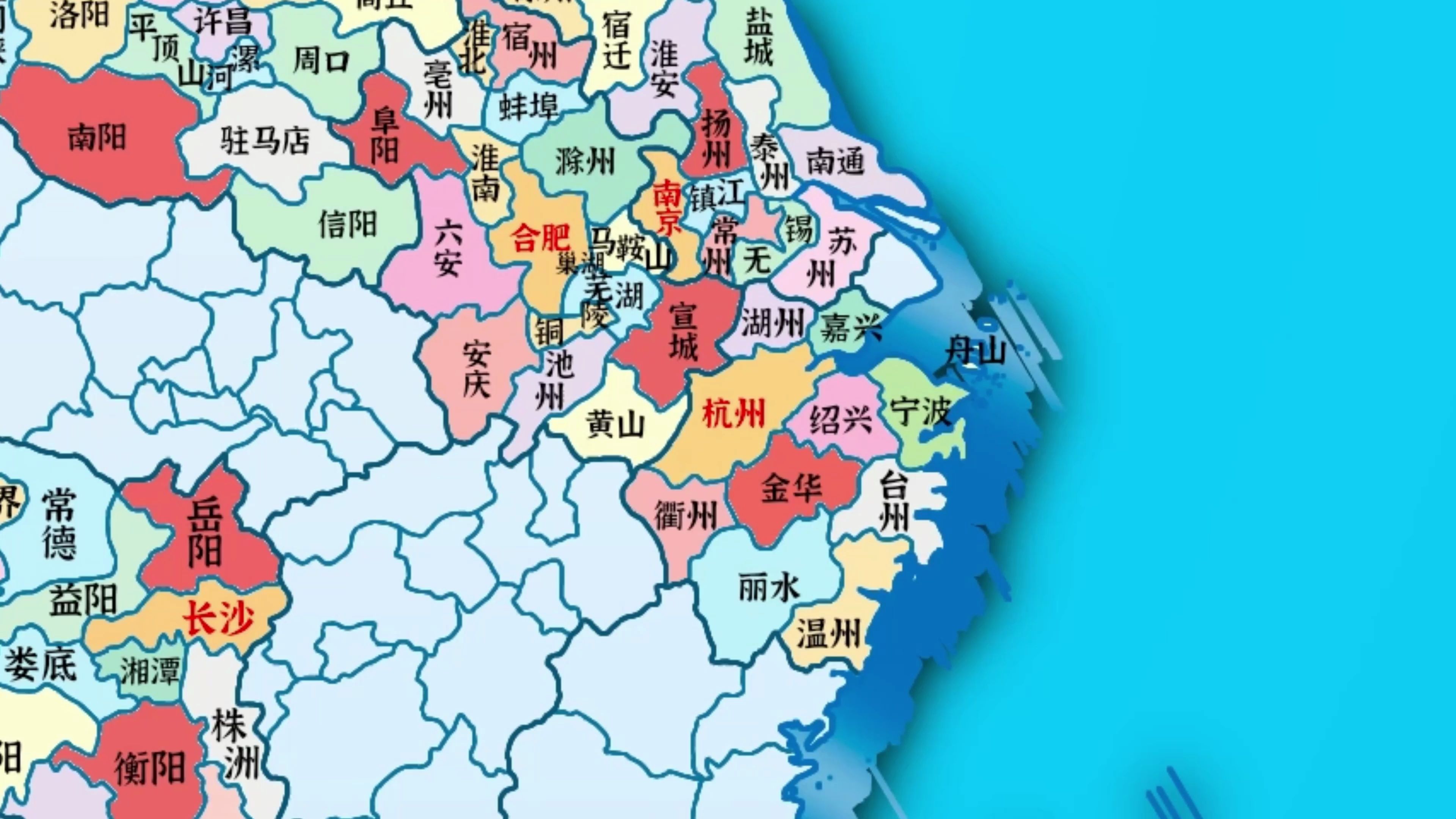 浙江地图（浙江地图全图）