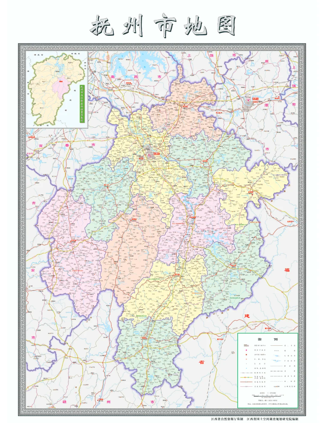 江西地图全图/安徽和江西地图全图